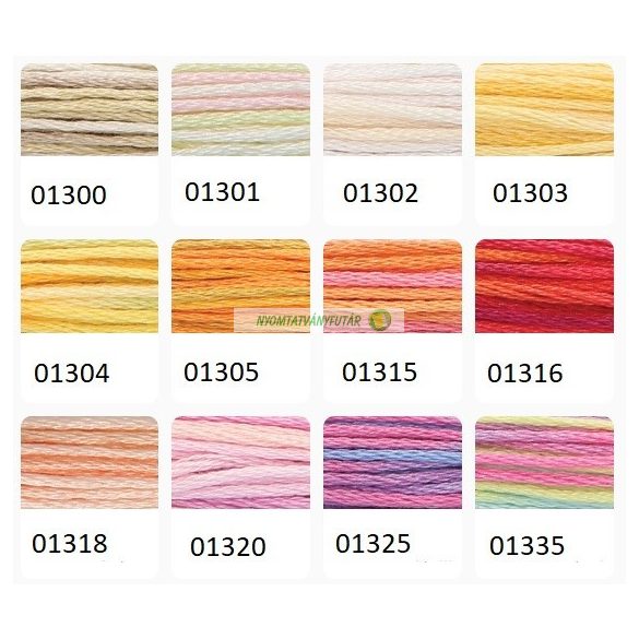 Anchor Stranded Cotton 8 m - multi árnyalatok