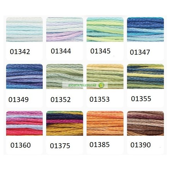 Anchor Stranded Cotton 8 m - multi árnyalatok