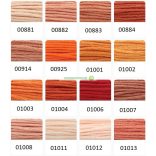 Anchor Stranded Cotton 8 m - narancs árnyalatok