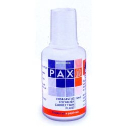   Hibajavító folyadék, oldószeres, 20 ml, PAX "Fluid"