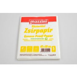 Zsírpapír, háztartási, 5 ív/csomag, Mazzini