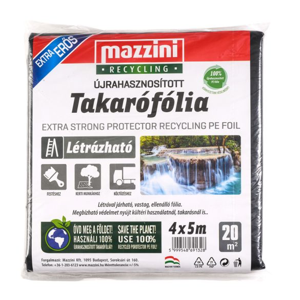 Takarófólia, 4x5 m, létrázható, MAZZINI