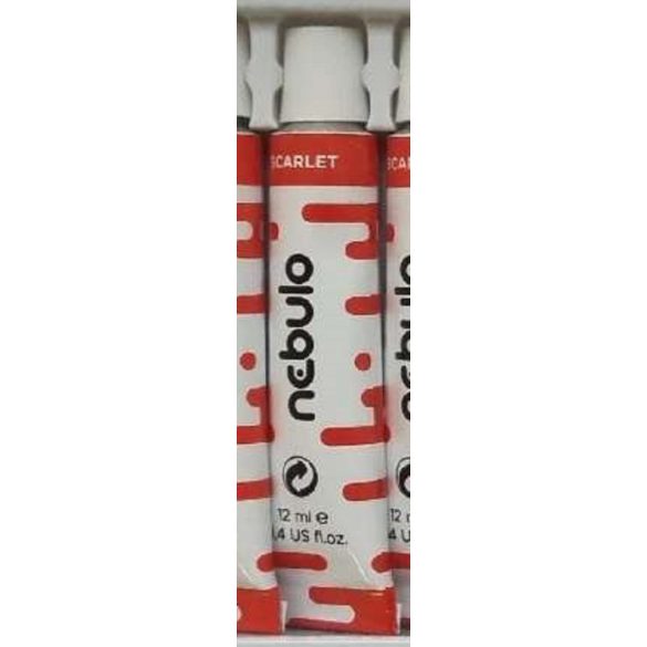 Tempera, 12 ml, NEBULÓ, piros