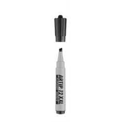   Flipchart marker, 1-4 mm, vágott, ICO "Artip 12 XXL", fekete