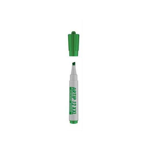 Flipchart marker, 1-4 mm, vágott, ICO "Artip 12 XXL", zöld