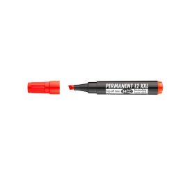   Alkoholos marker, 1-4 mm, vágott, ICO "Permanent 12 XXL", piros