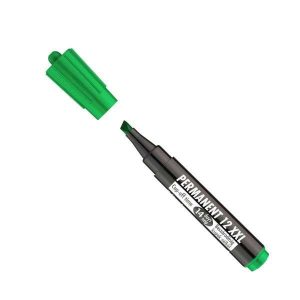 Alkoholos marker, 1-4 mm, vágott, ICO "Permanent 12 XXL", zöld