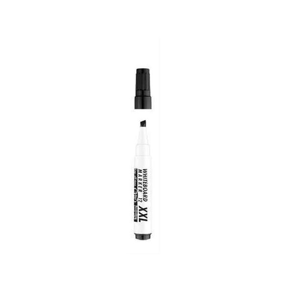 Tábla- és flipchart marker, 1-4 mm, vágott, ICO "Plan 12 XXL", fekete