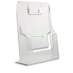 Prospektustartó A/4 álló Plast