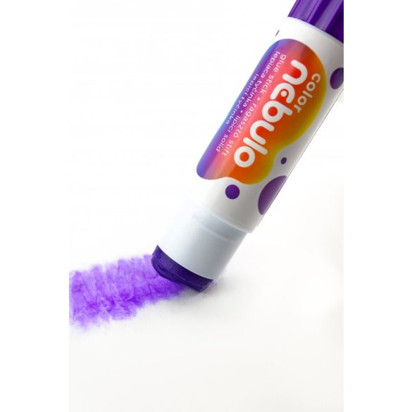 Ragasztóstift, 15 g, elszíntelenedő, NEBULÓ "Color"