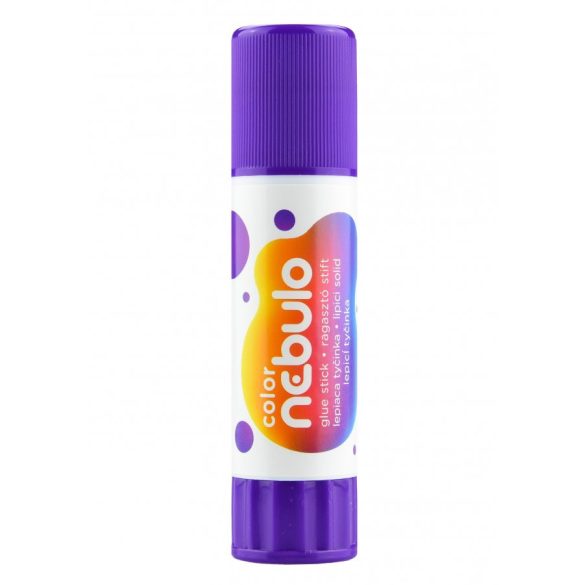 Ragasztóstift, 15 g, elszíntelenedő, NEBULÓ "Color"