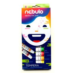 Tempera készlet, 12 darabos, NEBULÓ