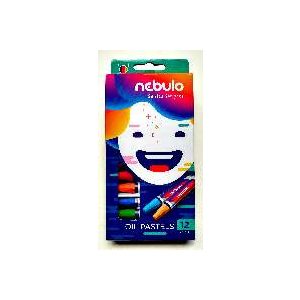 Olajpasztell kréta, 12 darabos, NEBULÓ
