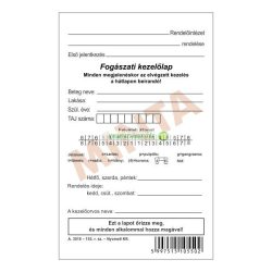 A.3510-153 Fogászati kezelőlap