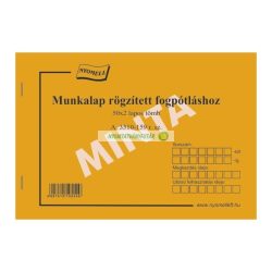 A.3510-159 Munkalap rögzített fogpótláshoz, 50x2 lap A/5