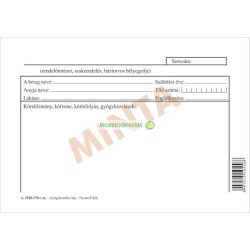 A.3510-170 Gyógykezelési lap