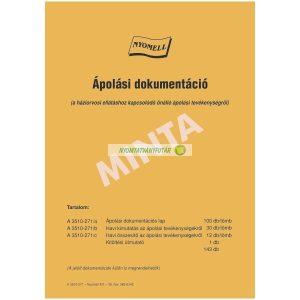 A.3510-271 Ápolási dokumentáció