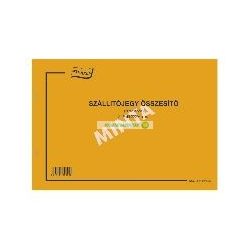   A.ERDŐ 222 Szállítójegy összesítő 50x2 lapos tömb A/4 fekvő
