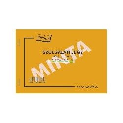 A.ERDŐ 511/V Szolgálati jegy 50x2 lapos tömb A/6 fekvő