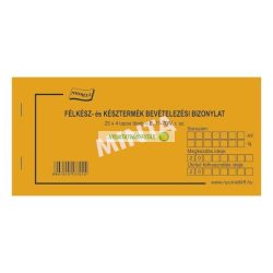   B.11-70/V Félkész- és késztermék bevételezési bizonylat fekvő, 25x4 L