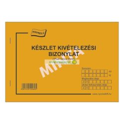   B.12-137/V Készletkivételezési bizonylat 10 tételes B/5, fekvő, 24x4 l