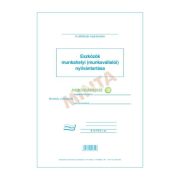   B.12-173/A Eszközök munkahelyi nyilvántartása 175 tételes A/4, álló, 10 o.