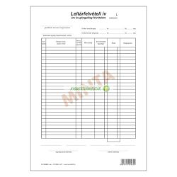   B.14-30/V Leltárfelvételi ív áru és göngyöleg 50x3, A/4