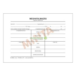 B.18-21 Meghatalmazás egyszeri alkalomra