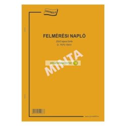 D.7570-104/V Felmérési napló