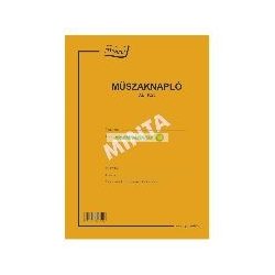 D.E.1023 Műszaknapló (eseménynapló) A/4