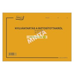 D.E.913 Nyilvántartófüzet a biztosítottakról