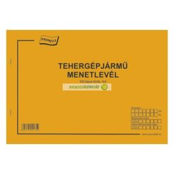 D.GJ.21/U Tehergépjármű menetlevél 100 lapos tömb A/4