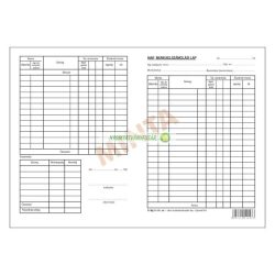 D.MG.6-14 Havi munkaelszámolás