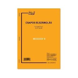 D.VV.1253/A/ Csapos elszámolás 100 lapos tömb A/4