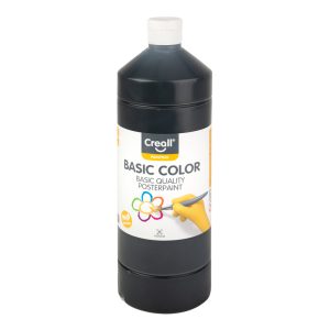 Tempera, 500 ml, Creall Basic Color, fekete