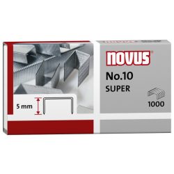 Tűzőkapocs, No.10, 1000 db, Novus "Super"