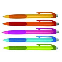 Golyóstoll, 0,5 mm, nyomógombos, Spoko "Fruity"