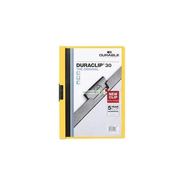 Clip-mappa, A/4, 30 lapig, Durable "Duraclip"