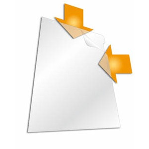 Genotherm, "L", A/4, 120 mikron. narancsos felület, Durable