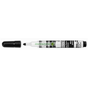 Táblamarker, 1-3 mm, kerek, Stanger "BM240", fekete
