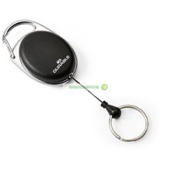   Névkitűzőtartó, kulcskarikával és LED-del, DURABLE "STYLE"