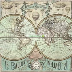 Fantasztikus utazás - világtérkép