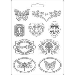 Lágy PVC öntőforma A/4 - Kulcsok és zárak