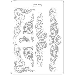 Lágy PVC öntőforma A/4 - klasszikus bordür