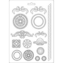 Lágy PVC öntőforma A/4 - kis keretek