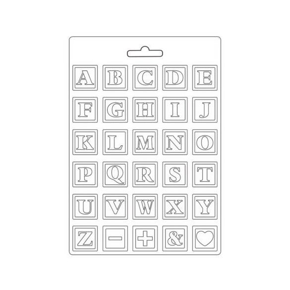 Lágy PVC öntőforma A/4 - ABC