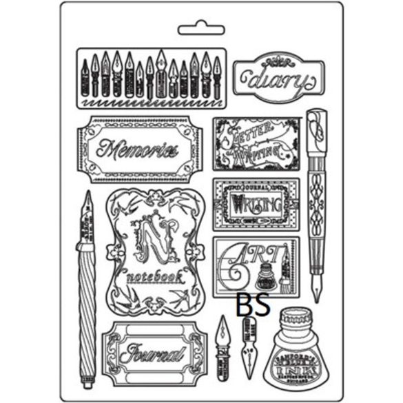 Lágy PVC öntőforma A/4 - Tinta és címkék