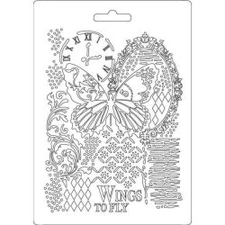 Lágy PVC öntőforma A/5 - Pillangó