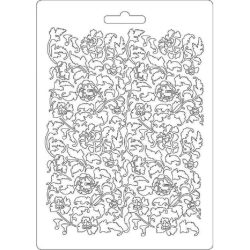 Lágy PVC öntőforma A/5 - virág és levélkavalkád