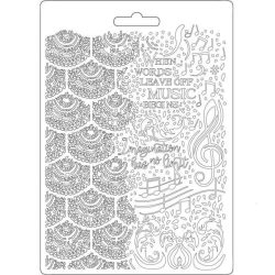 Lágy PVC öntőforma A/5 - Zene